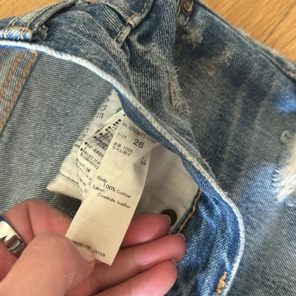 Moussy Distressed Blue Skinny Jeans - Picture 8 of 9